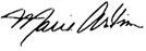 Marie Artim signature
