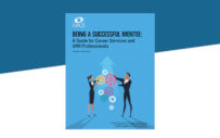 The cover of Being a Successful Mentee: A Guide for Career Services and URR Professionals.