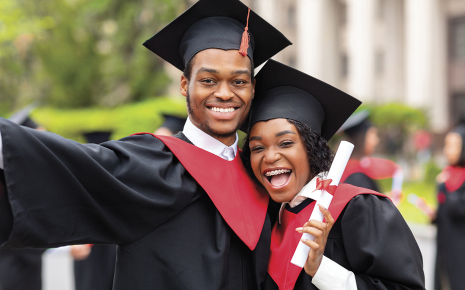 African American Woman Graduate Graduation Day Black Student