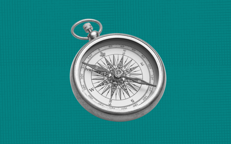 A compass.