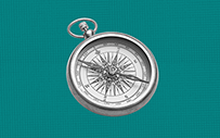 A compass.