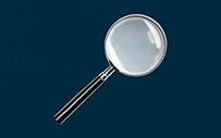 A magnifying glass.