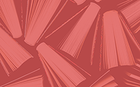 Close up of a bunch of books.