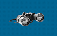 A pair of binoculars.