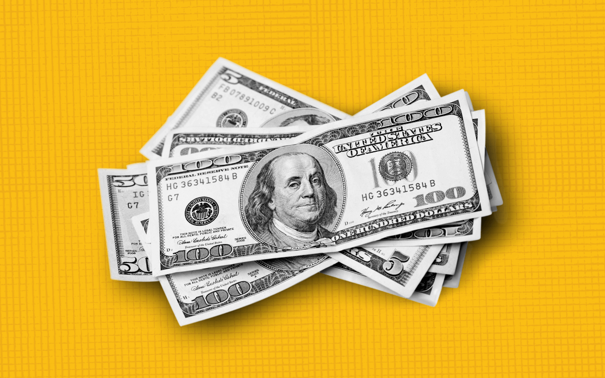A stack of cash.