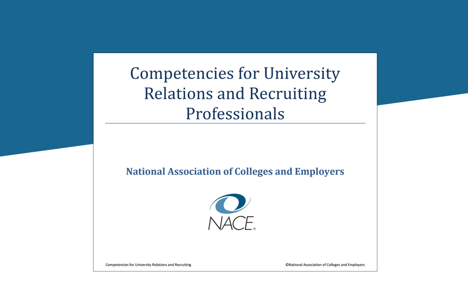 Competencies for University Relations and Recruiting Professionals