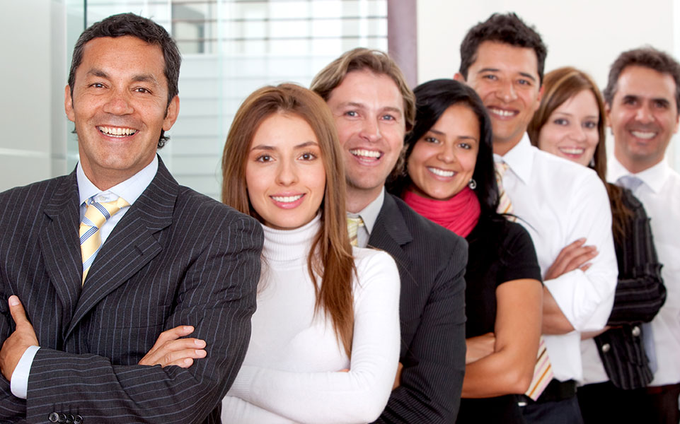 A group of career services professionals.