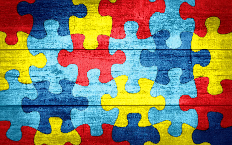 An autism awareness puzzle.